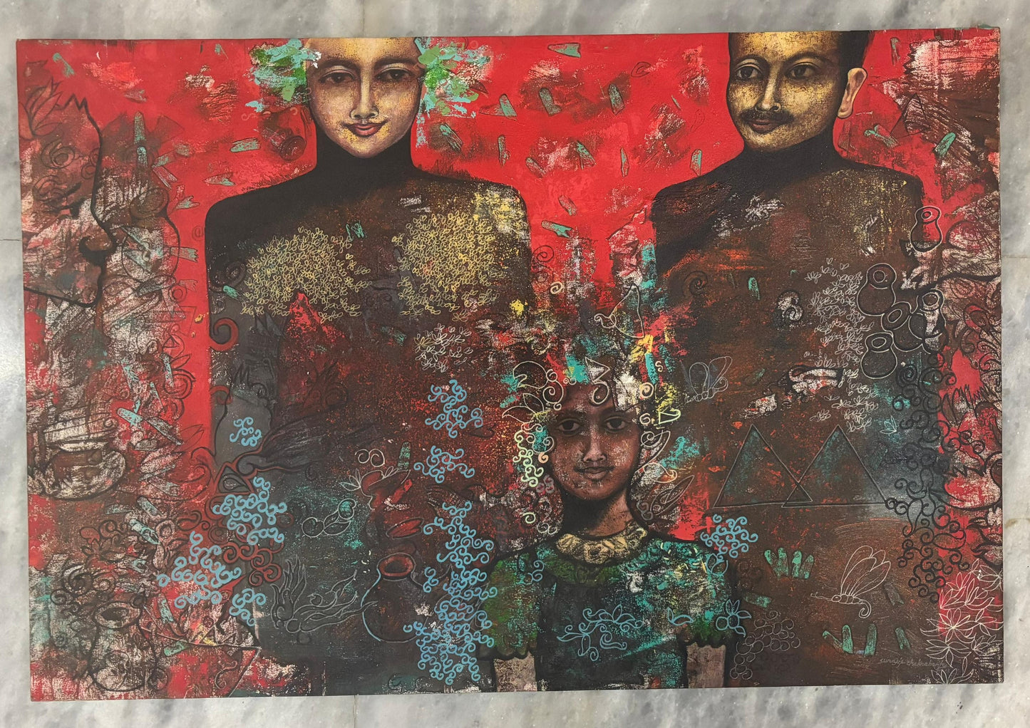 Abstract Artist : Surjit Chakraborty
