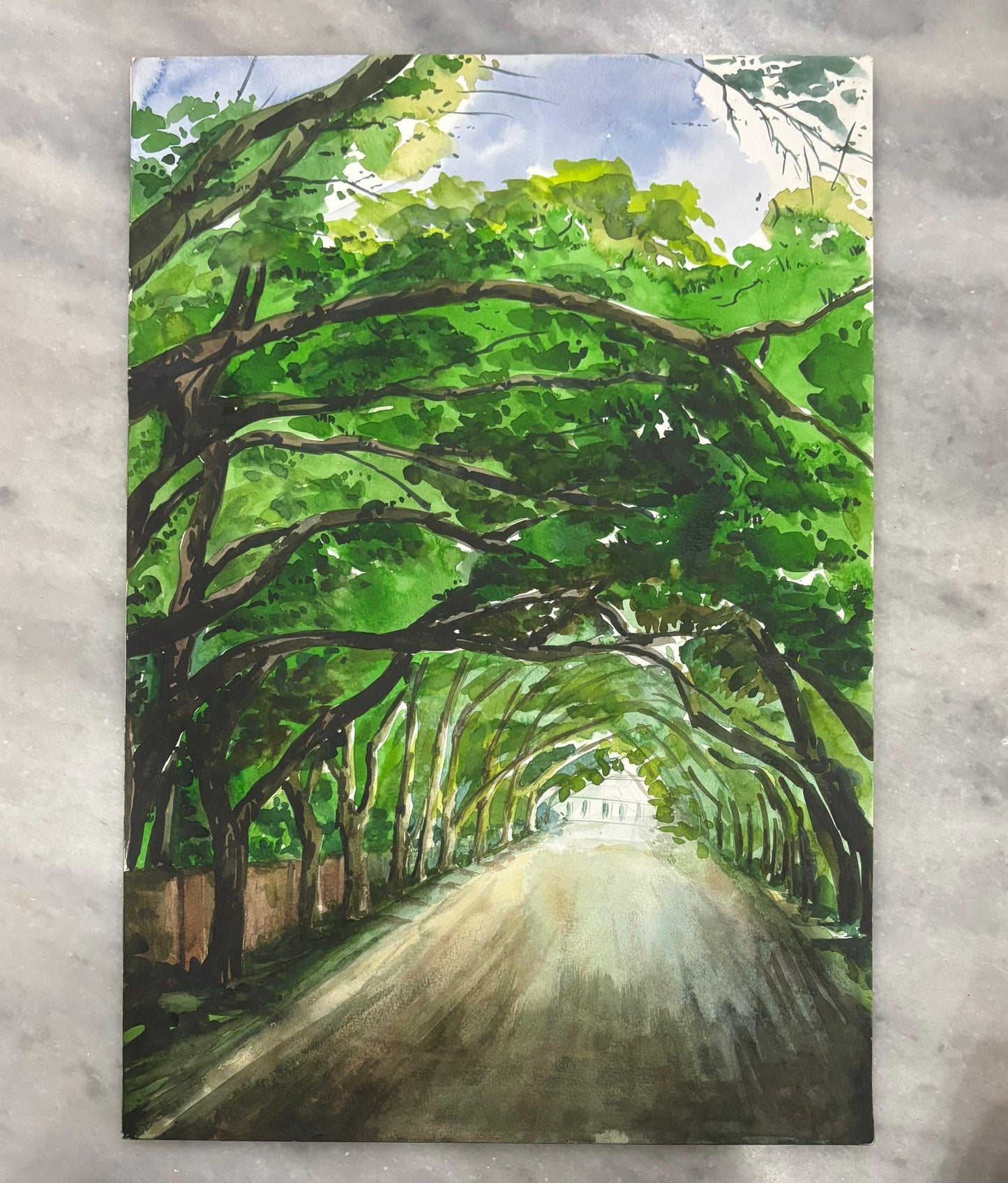 Landscape - Artist : Surjit Chakraborty