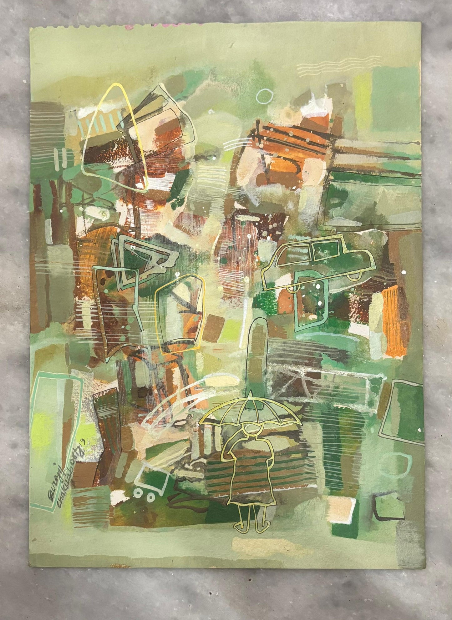 Abstract - Artist : Surjit Chakraborty