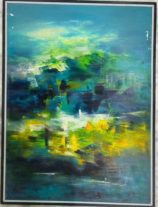 Abstract(Contact 9884801209 for price details..)  Artist KC Murugesan