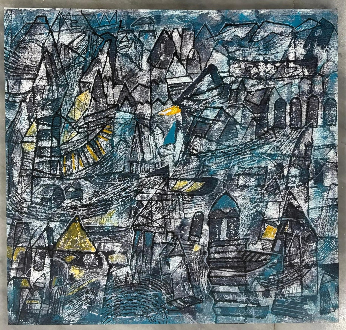 Abstract Artist : Surjit Chakraborty