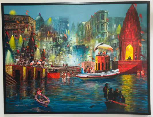 Varanasi Artist: Surjit Chakraborty