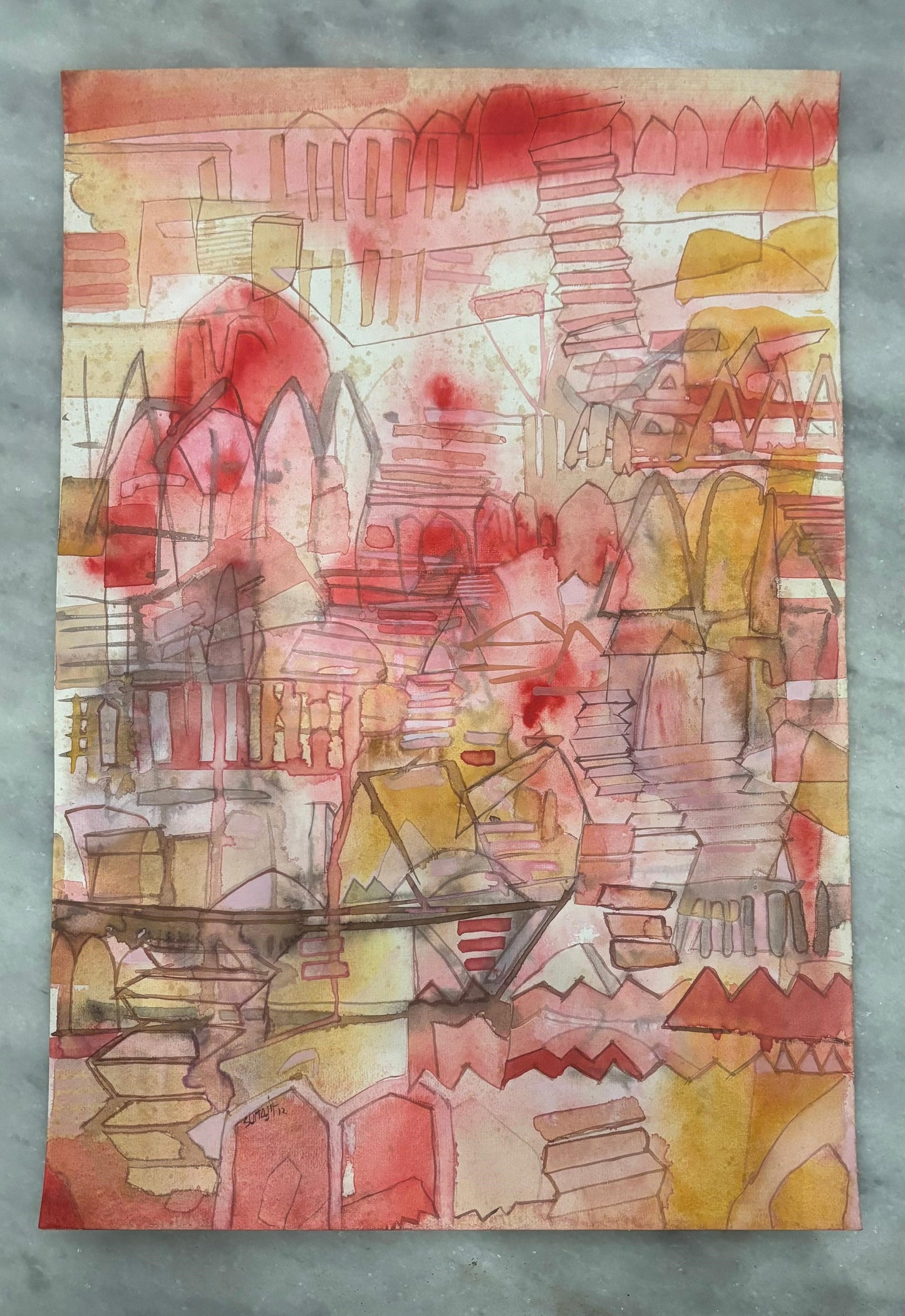 Abstract -  Artist : Surjit Chakraborty